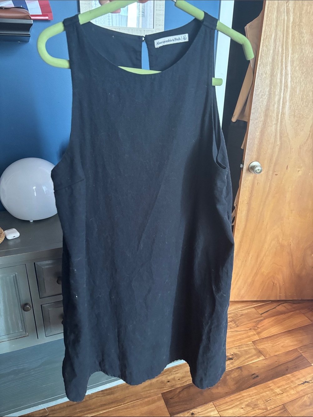 Abercrombie & Fitch Black Sleeveless Tunic Shift